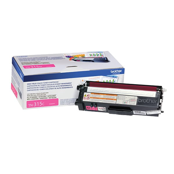 Toner Brother Tn315m Magenta 3,500 Paginas Alto Rendimiento Para Mcf9970c