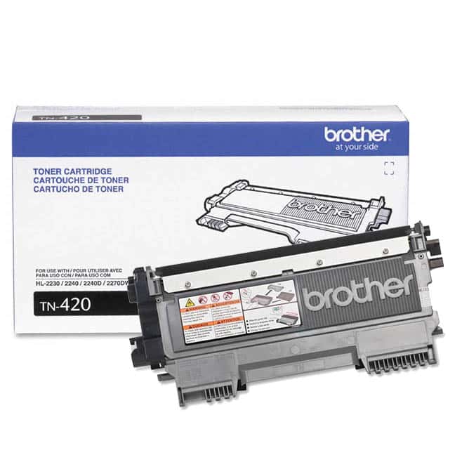 Toner Brother Tn420 Negro 1,200 Paginas Para Hl2270dw, Mfc7860dw, Dcp7065
