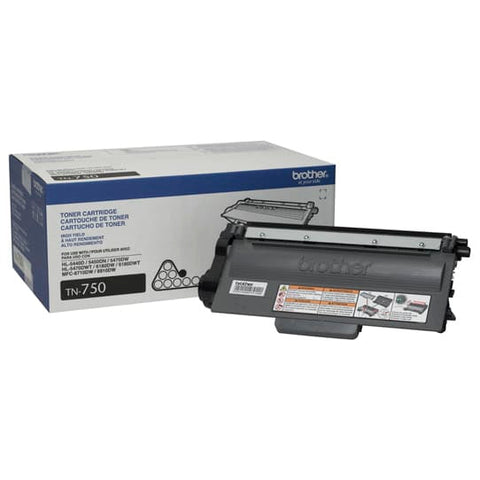 Toner Brother Tn750 Negro 8000 Paginas Alto Rendimiento Para Hl6180dw