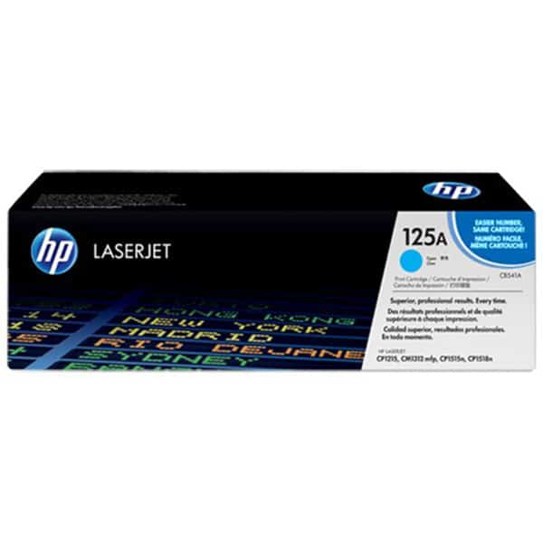 Toner Hp 125a Cian Para Cp1215, Cm1312 Mfp, Cp1515, Cp1518 (Cb541a)