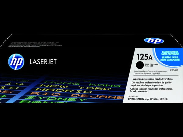 Toner Hp 125a Negro Para Laserjet Cp1215, 1515n (Cb540a)