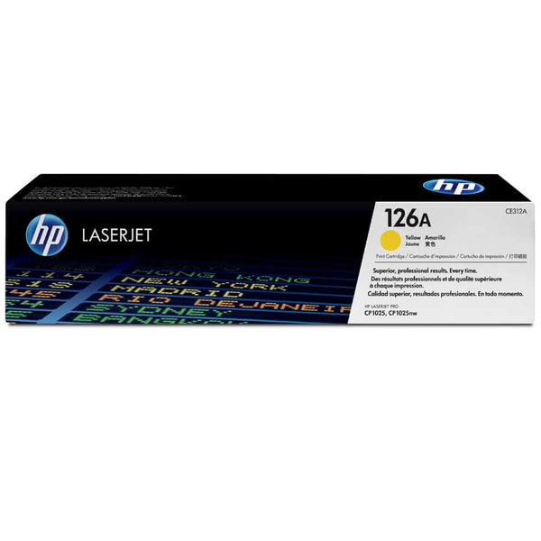 Toner Hp 126a Amarillo Para M175nw Mfp, M275mfp, Cp1025nw (Ce312a)