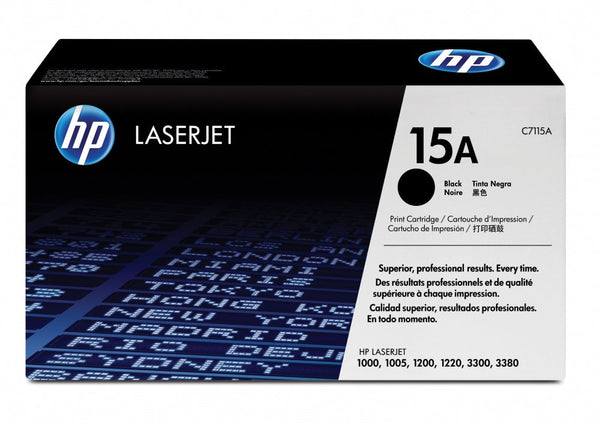 Toner Hp 15a Negro Original, 2500 Paginas (C7115a)