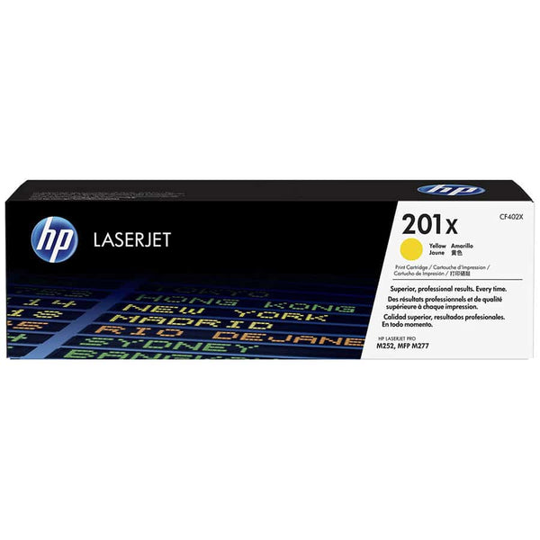 Toner Hp 201X Amarillo Alto Rendimiento Laserjet M252/Mfpm277 (Cf402X)