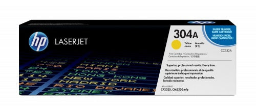 Toner Hp 304a Amarillo Para Cm2320n, Cm2320nf, Cp2025dn, Cp2025n (Cc532a)