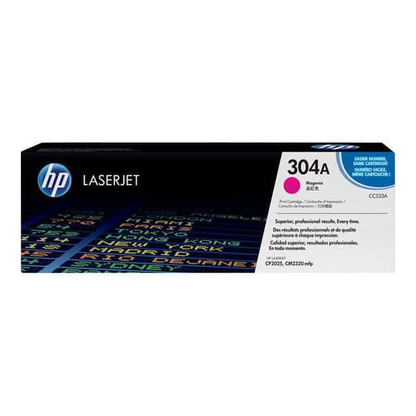 Toner Hp 304a Magenta Para Cm2320n, Cm2320nf, Cp2025dn, Cp2025n (Cc533a)