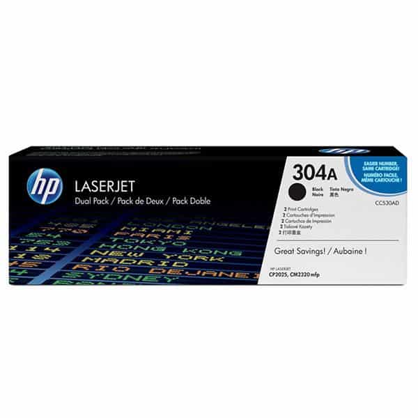 Toner Hp 304a Negro Para Cm2320n, Cm2320nf, Cp2025dn, Cp2025n (Cc530a)