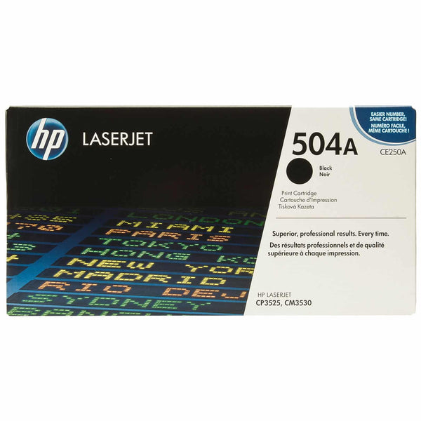 Toner Hp 504a Negro Laserjet Cp3525, Cm3530 (Ce250a)