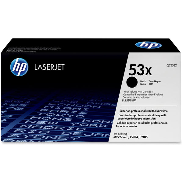 Toner Hp 53X Negro Alto Rendimiento Para 2015, P2015D, P2015Dn (Q7553X)