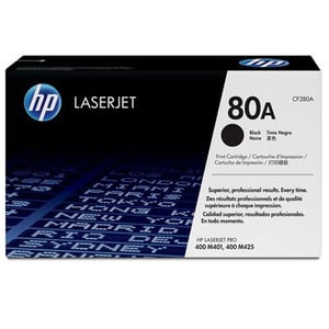 Toner Hp 80a Negro Para M425dn Mfp, M401dn, M401dne, M401dw, M401n (Cf280a)