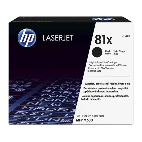 Toner Hp 81x Alto Rendimiento Negro Laserjet, Mfp M630 (Cf281x)