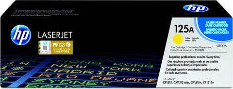 Toner Hp Amarillo Para Cp1215, Cm1312 Mfp, Cp1515, Cp1518 (Cb542a)