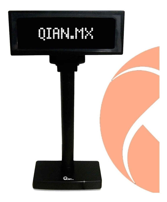 Torreta Pos Qian Qpa17001 Pantalla Brillante190mmx60mm, Usb