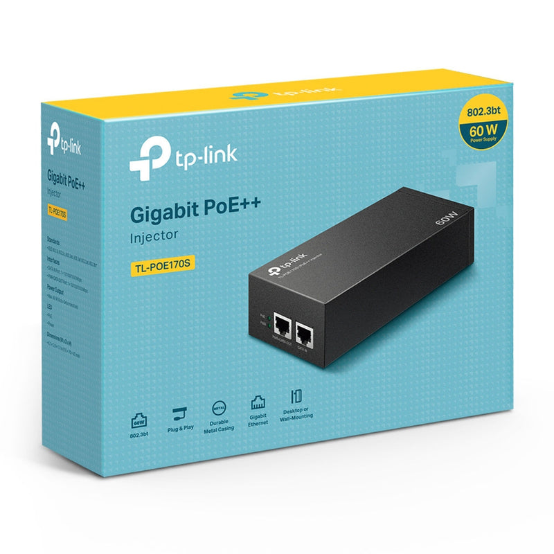 Tp-Link Adaptadores Poe++ Inyector / Tl-Poe170S