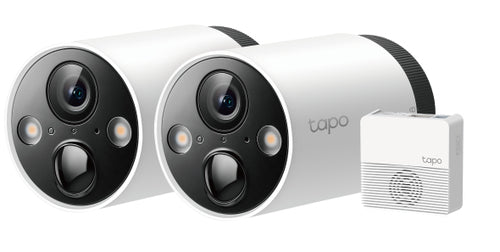 Tp-Link Sistema De Cámaras Wi-Fi De Vigilancia Con Batería, Tapo C420S2