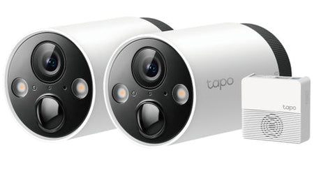Tp-Link Sistema De Cámaras Wi-Fi De Vigilancia Con Batería, Tapo C420S2