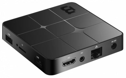 Tv Box Small Blackpcs 4k 2gb Wifi,Red,Quad Core,Negro (Eo404k-Bl)