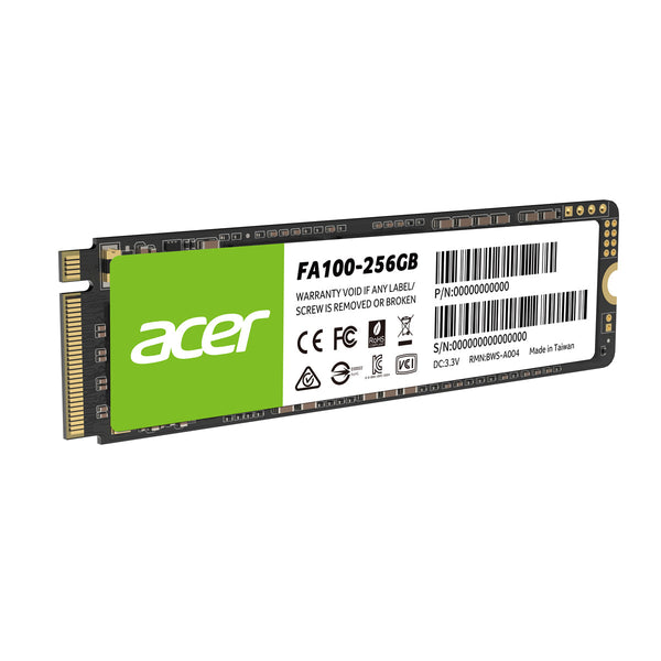 Unidad Ssd Acer Fa100 256gb M.2 Nvme 3300mb, S (Bl.9bwwa.118)