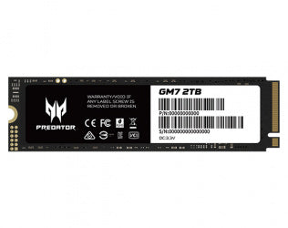 Unidad Ssd Acer Gm7 2tb 7200mb-L, 6300mb-E Nvme Gen4x4