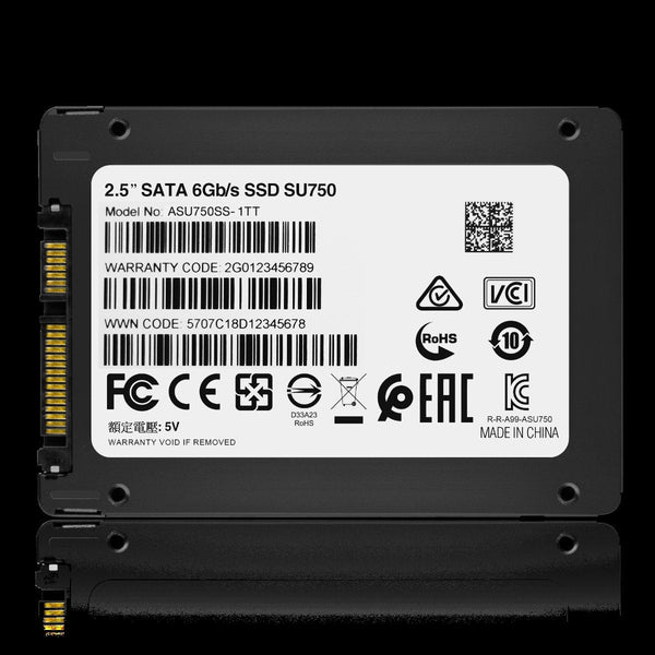 Unidad Ssd Adata Su750 1tb Sata Iii 2.5" (Asu750ss-1tt-C)