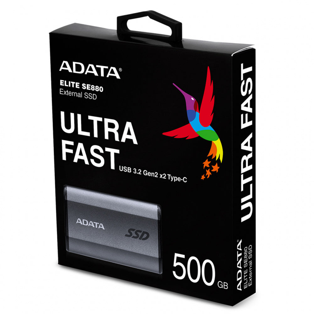 Unidad Ssd Ext Adata Se880 500gb Usb-C 3.2 Gris (Aeli-Se880-500gcgy)