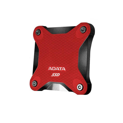 Unidad Ssd Externo Adata Sd600q 480gb Usb 3.1 Rojo (Asd600q-480gu31-Crd)