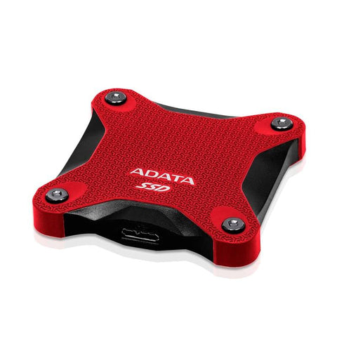 Unidad Ssd Externo Adata Sd600q 480gb Usb 3.1 Rojo (Asd600q-480gu31-Crd)
