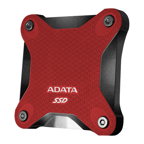 Unidad Ssd Externo Adata Sd600q 480gb Usb 3.1 Rojo (Asd600q-480gu31-Crd)