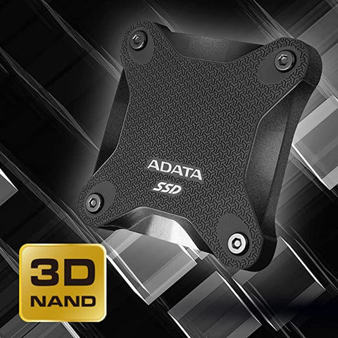 Unidad Ssd Externo Adata Sd600q 960gb Usb 3.1 Negro Asd600q-960gu31-Cbk)