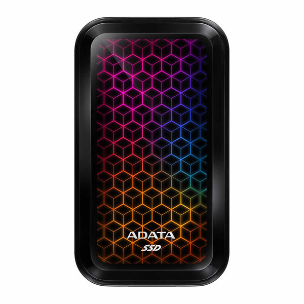 Unidad Ssd Externo Adata Se770G 1Tb Usb 3.2 Rgb (Ase770G-1Tu32G2-Cbk)