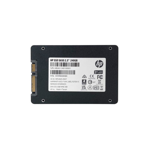 Unidad Ssd Hp 240gb S650 560, 450 345m8aa