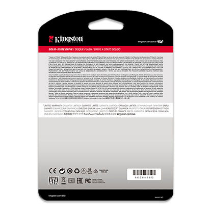 Unidad Ssd Kingston 960gb Sata 3 2.5" 550, 350 Mb, S R, W(Sa400s37/960g)