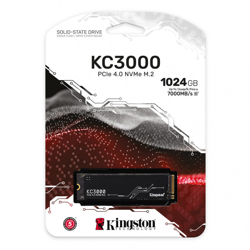 Unidad Ssd Kingston Kc3000 1024g M.2 2280 - Skc3000s, 1024g