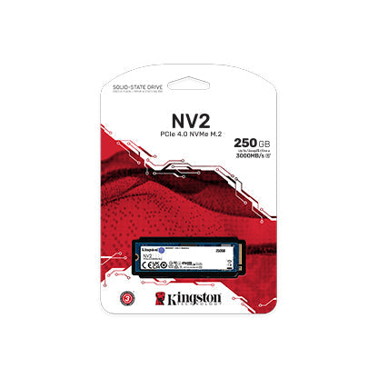 Unidad Ssd Kingston Nv2 250gb M.2 2280 Nvme 3000mb, S(Snv2s/250g)