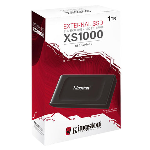 Unidad Ssd Kingston Xs1000 1Tb Portatil Usb 3.2 Type-C (Sxs1000/1000G)