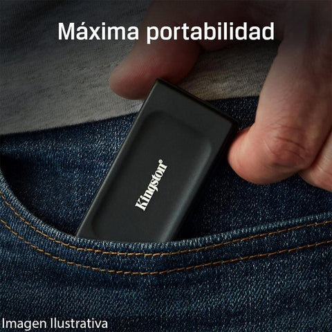 Unidad Ssd Kingston Xs1000 1Tb Portatil Usb 3.2 Type-C (Sxs1000/1000G)