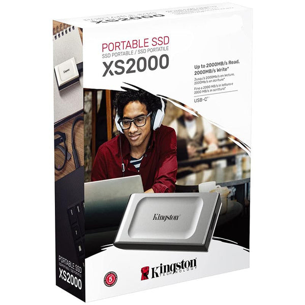 Unidad Ssd Kingston Xs2000 4000Gb Portatil Conecttype-C  (Sxs2000,  4000G)