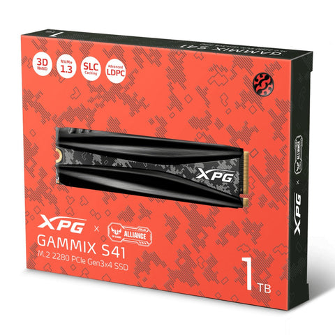 Unidad Ssd M.2 Adata Gammix S41 2280 Pcie 1tb (Agammixs41-1t-C)