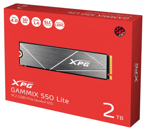 Unidad Ssd M.2 Adata Gammix S50 Lite 2280 2tb (Agammixs50l-2t-C)