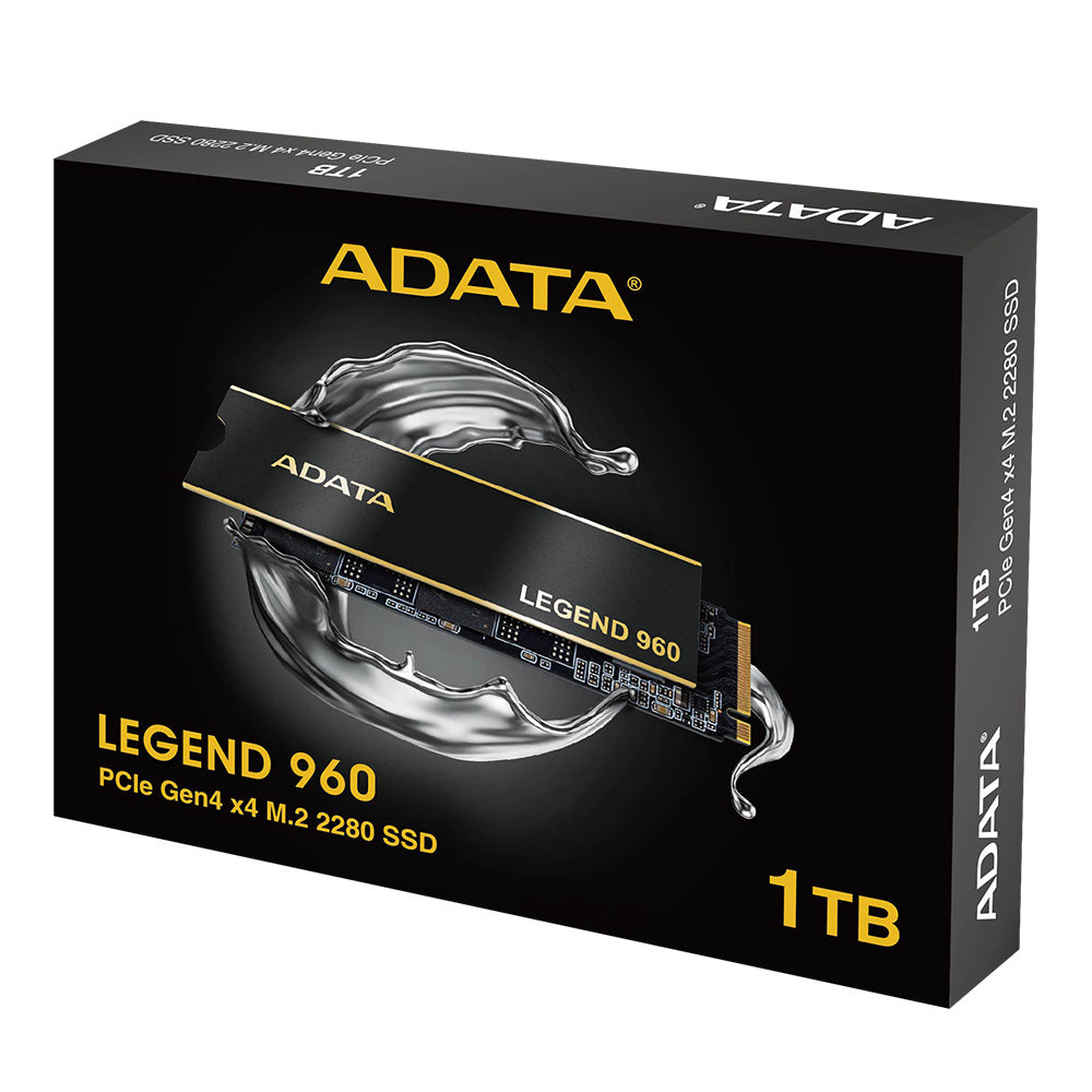 Unidad Ssd M.2 Adata Legend 960 1tb Pcie G4 Negro (Aleg-960-1tcs)