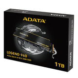 Unidad Ssd M.2 Adata Legend 960 1tb Pcie G4 Negro (Aleg-960-1tcs)