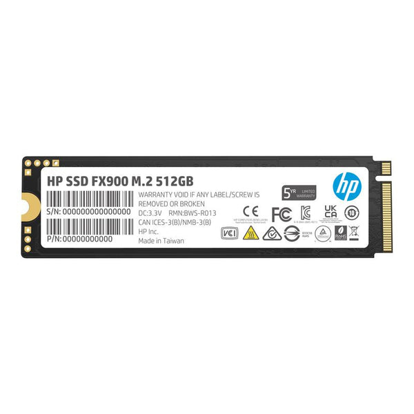 Unidad Ssd M.2 Hp 512gb Fx900 4900, 3300 57s52aa