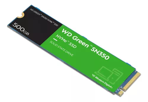 Unidad Ssd M.2 Wd Sn350 500Gb Wds500G2G0C Green Pcie Nvme