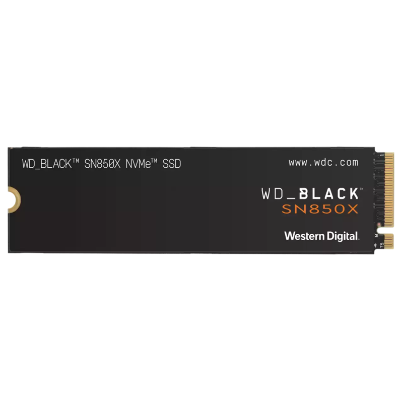 Unidad Ssd M.2 Wd Sn850x 2tb Wds200t2x0e Black Pcie Gen4 Nvme