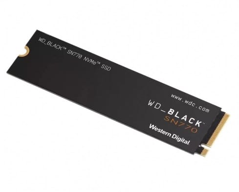 Unidad Ssd M.2 Western Digital Sn770 1tb Wds100t3x0e Black Pcie Gen4