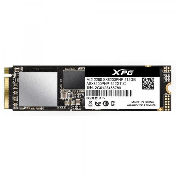 Unidad Ssd M.2 Xpg Asx8200p 2280 Pcie 512gb (Asx8200pnp-512gt-C)