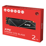 Unidad Ssd M.2 Xpg Gammix S70 Blade Pcie 2tb (Agammixs70b-2t-Cs)