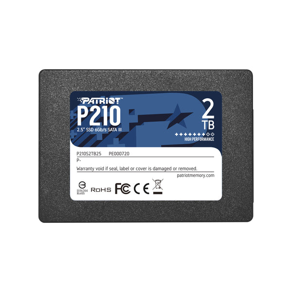 Unidad Ssd Patriot P210 2tb Sata Iii 2.5" (P210s2tb25)