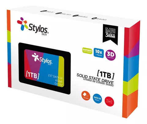 Unidad Ssd Stylos 1Tb Sata Iii 2.5" (Stmssd4B)
