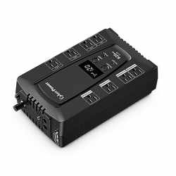 Ups, No Break Cyberpower Cp825avrlcda 825va, 450w Lcd, Avr, 8 Contactos 3y Gtia